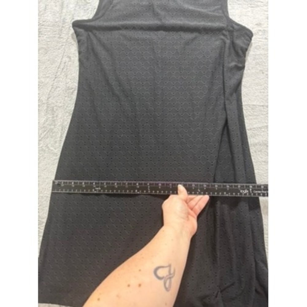 Guess Black Shirt Dress Womens S Button Front Stretch Collared Mini Dress - Picture 12 of 14